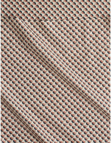 BAYLEY MICRO GEO KING SINGLE SHEET SET IN SESAME