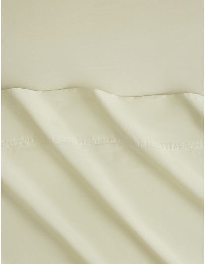BAYLEY WASHED PERCALE DOUBLE SHEET SET IN SOFT GREEN