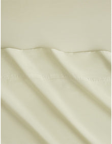 BAYLEY WASHED PERCALE KING SHEET SET IN SOFT GREEN