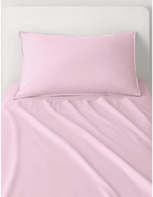 BAYLEY WASHED PERCALE SINGLE SHEET SET IN VIOLET ICE