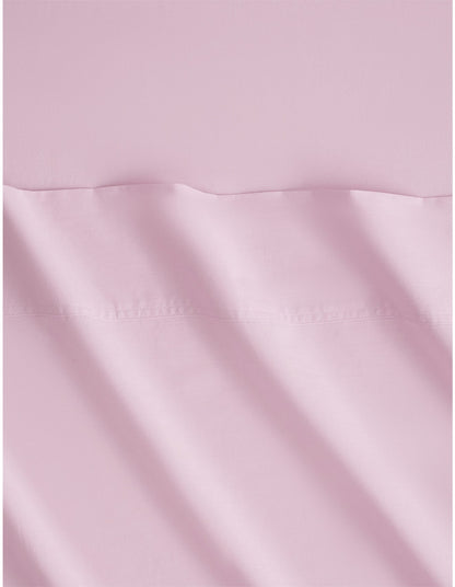 BAYLEY WASHED PERCALE SINGLE SHEET SET IN VIOLET ICE