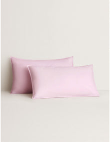 BAYLEY WASHED PERCALE PILLOWCASE PAIR IN VIOLET ICE