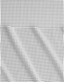 BAYLEY WINDOWPANE DOUBLE SHEET SET IN MIDNIGHT