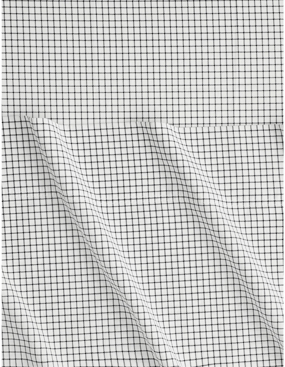 BAYLEY WINDOWPANE SINGLE SHEET SET IN MIDNIGHT