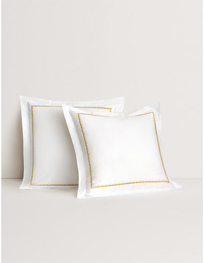 JENKINS EUROPEAN EUROPEAN PILLOWCASE IN AMBER