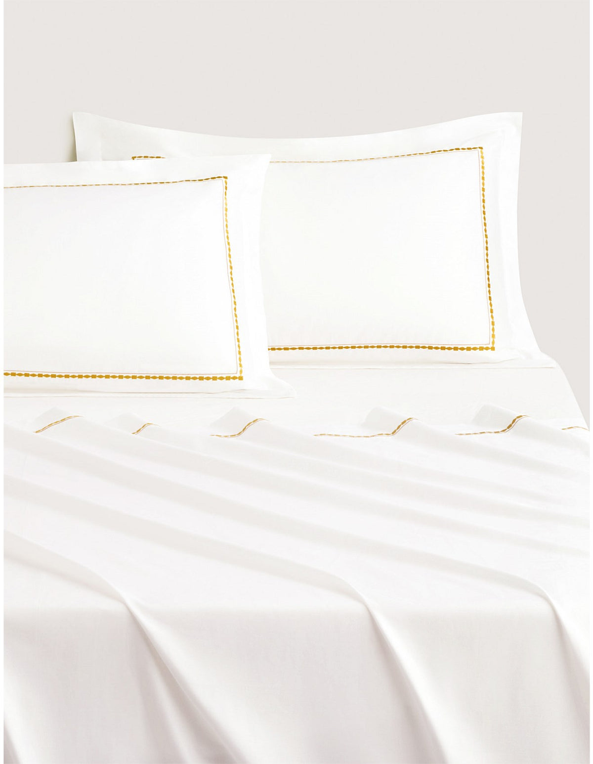 JENKINS EUROPEAN EUROPEAN PILLOWCASE IN AMBER