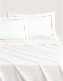 JENKINS EUROPEAN EUROPEAN PILLOWCASE IN AMBER
