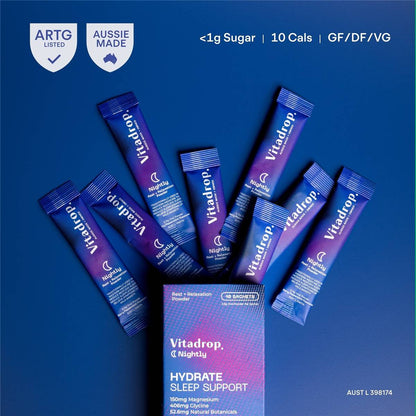 Vitadrop Hydrate Sleep Support Berry Peppermint 10 Pack