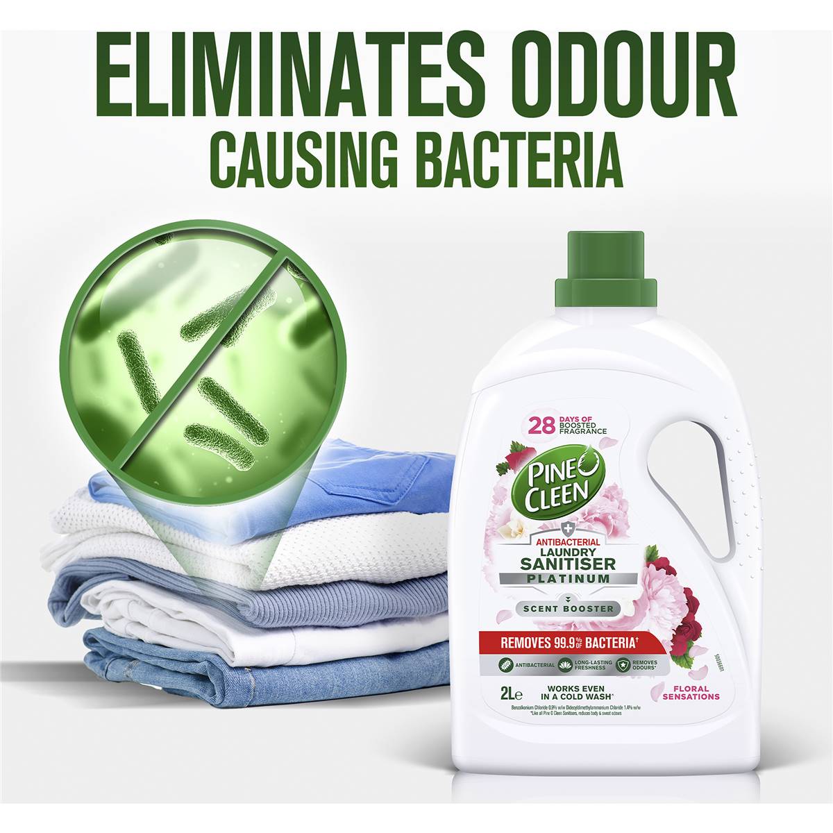Pine O Cleen Platinum Laundry Sanitiser Floral 2L