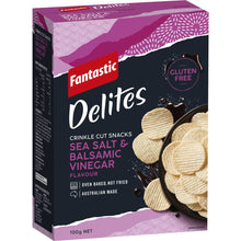 Fantastic Delites Snacks Sea Salt & Balsamic Vinegar 100g