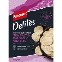 Fantastic Delites Snacks Sea Salt & Balsamic Vinegar 100g
