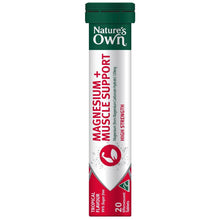 Nature's Own Magnesium+ Muscle Effervescent With High Strength Magnesium 20 Pack