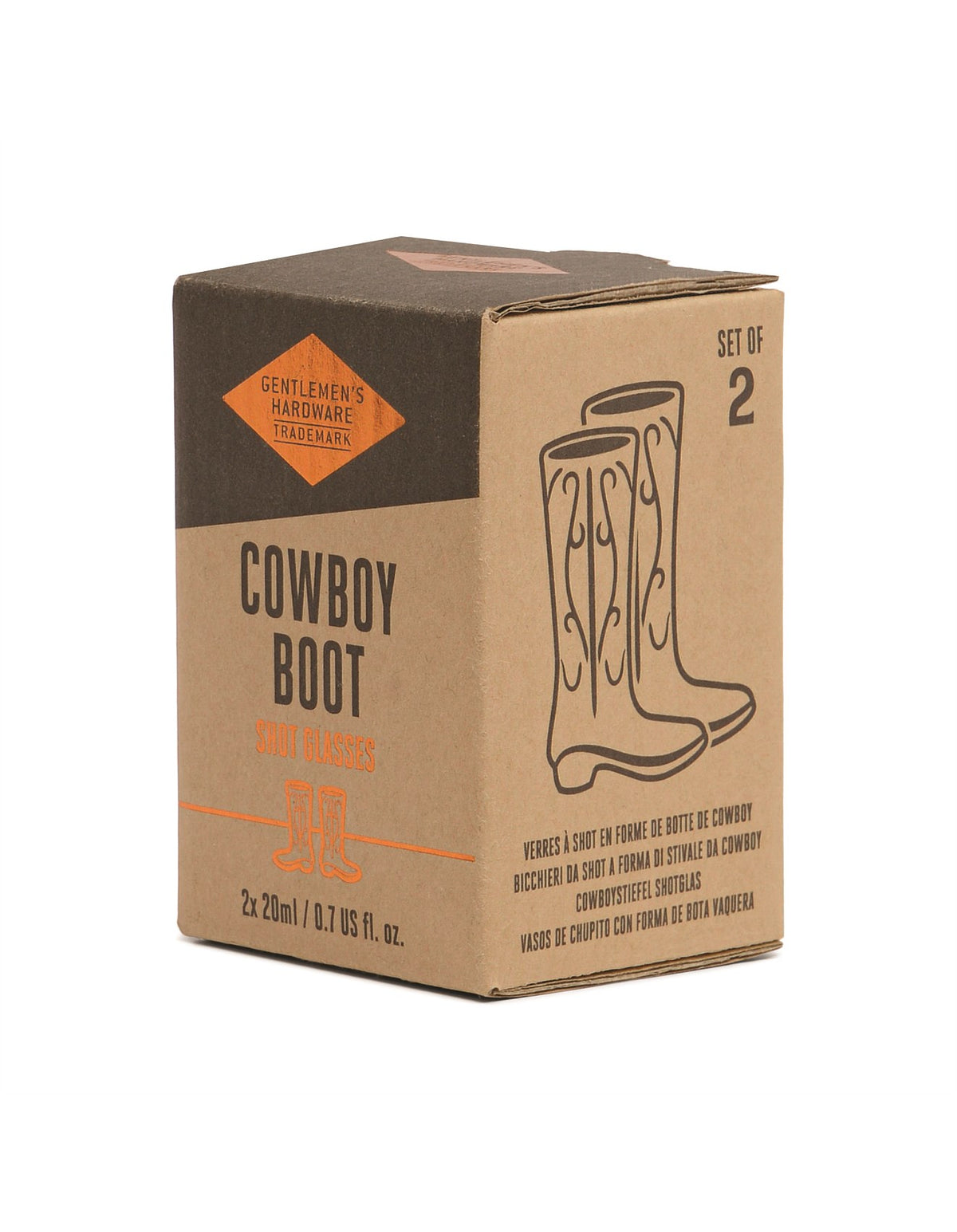 Cowboy Boot Shot Glasses