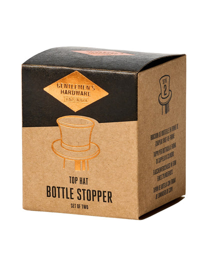 Top Hat Bottle Stoppers - Set of 2