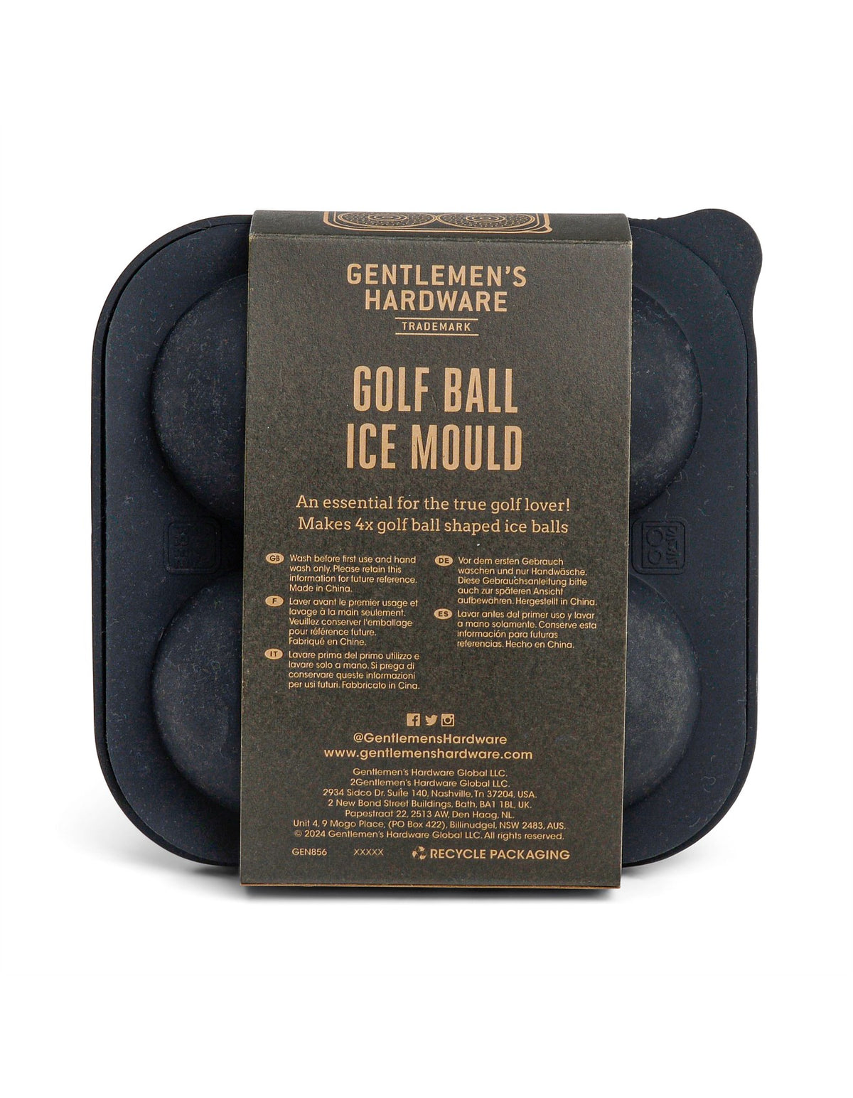 Golf Ball Ice Moulds