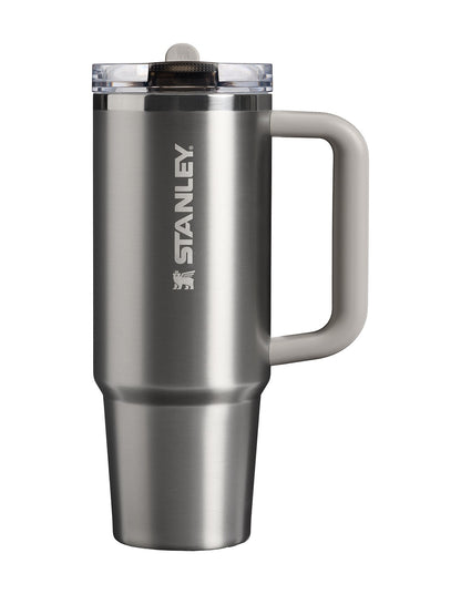 QUENCHER PROTOUR FLIP STRAW TUMBLER 30OZ STAINLESS STEEL ASH