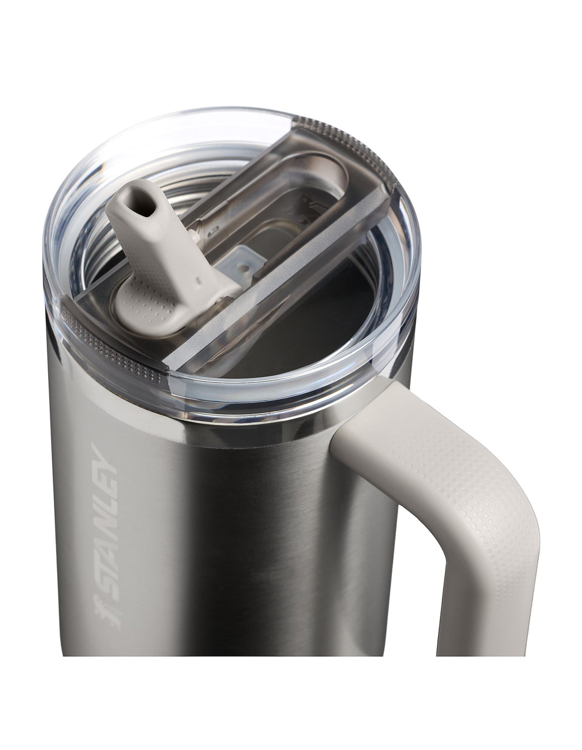 QUENCHER PROTOUR FLIP STRAW TUMBLER 30OZ STAINLESS STEEL ASH