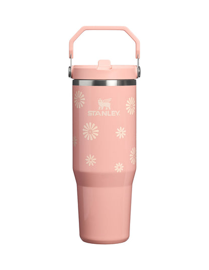 ICEFLOW FLIP STRAW 2.0 TUMBLER 30OZ SORBET DAISIES¿