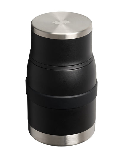 ADVENTURE TO-GO FOOD JAR + SPORK 24OZ BLACK 2.0