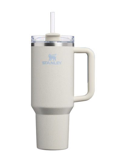 QUENCHER H2.O FLOWSTATE TUMBLER 40OZ PALE STONE SPECKLE