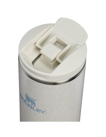 TRANSIT FLIPTOP MUG 12OZ PALE STONE SPECKLE