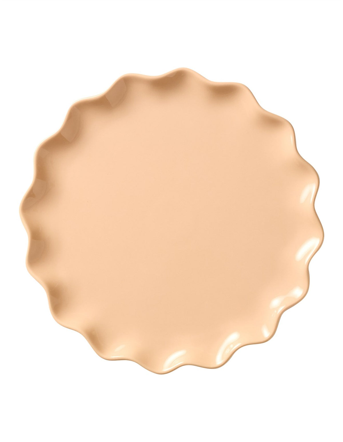 Ruffle Round Platter 28cm Petal