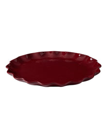 Ruffle Round Platter 32cm Elderberry