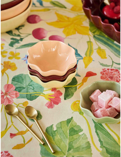 Ruffle Set of 4 Dip Bowls Mixed