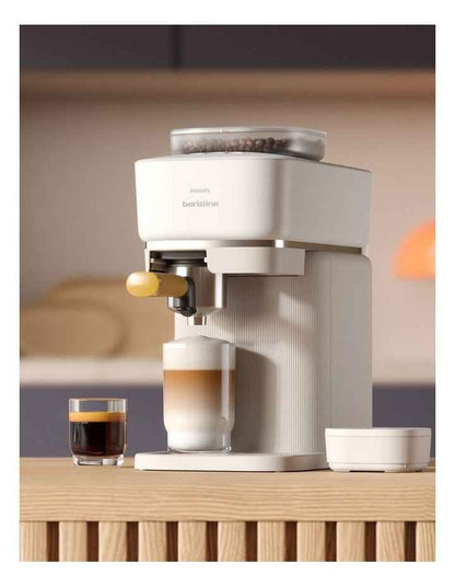 Baristina Espresso Machine BAR300/00 in Cloud White