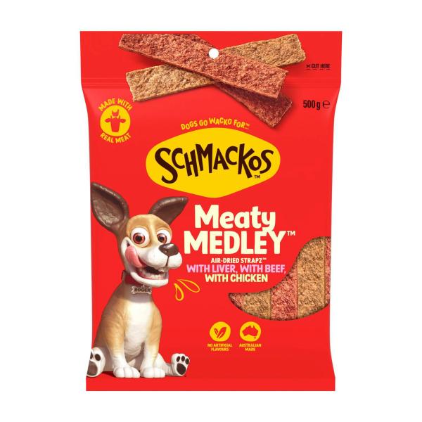 Strapz Dog Treats Variety 3 Pack