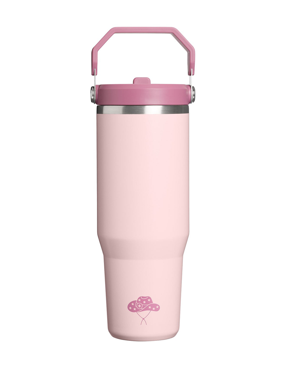 ICEFLOW FLIP STRAW 2.0 TUMBLER 30OZ PINK WESTERN¿