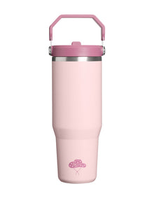 ICEFLOW FLIP STRAW 2.0 TUMBLER 30OZ PINK WESTERN¿
