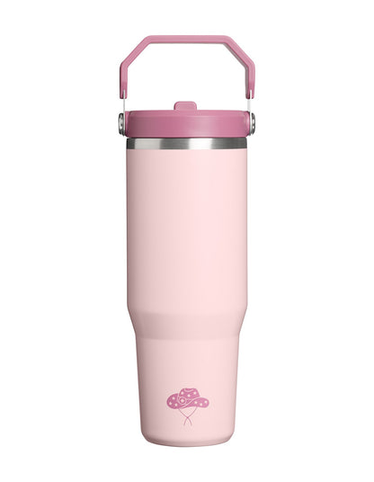 ICEFLOW FLIP STRAW 2.0 TUMBLER 30OZ PINK WESTERN¿