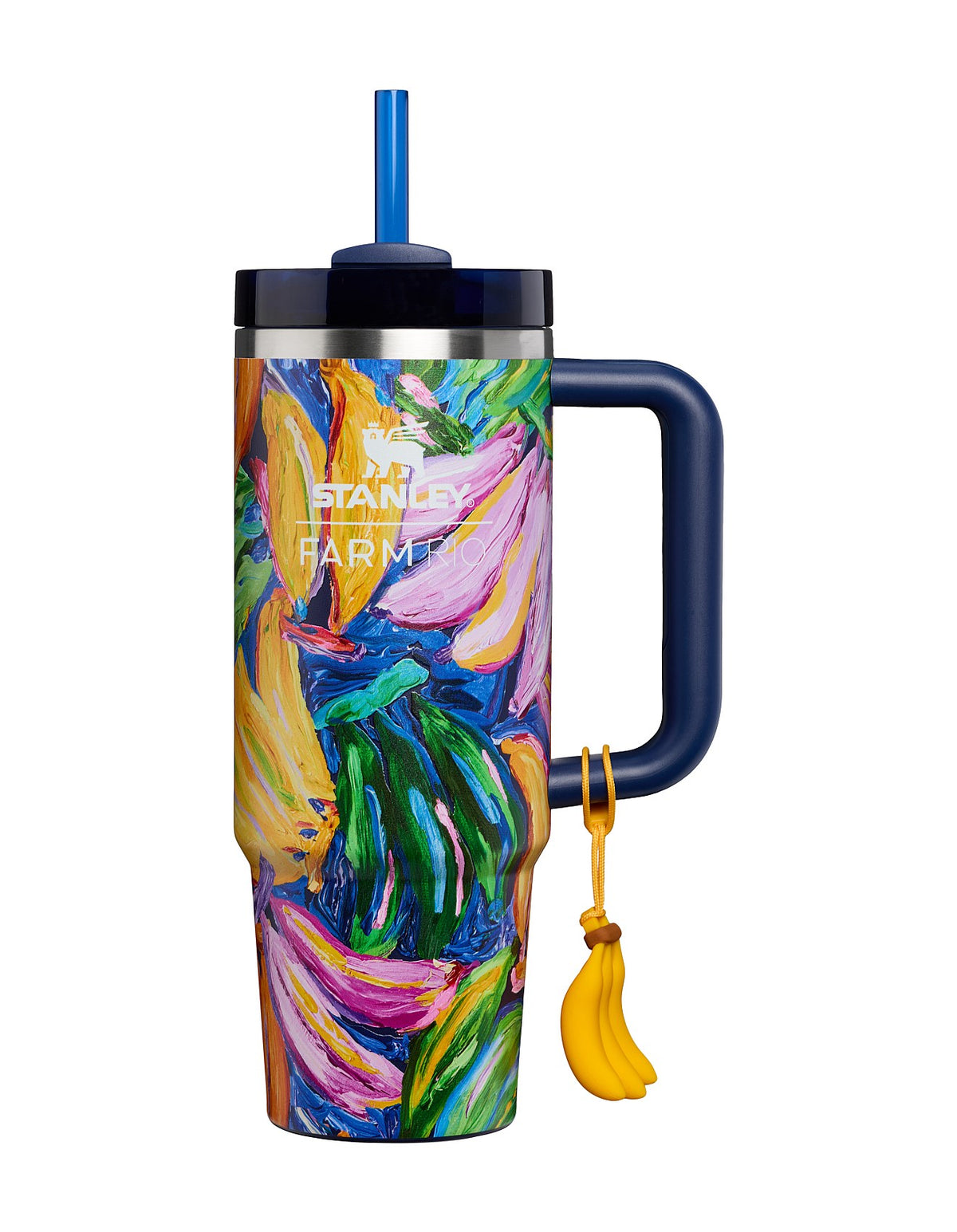 Stanley 1913 x FARM Rio Quencher H2.0 Flowstate Tumbler 30oz Painted Bananas