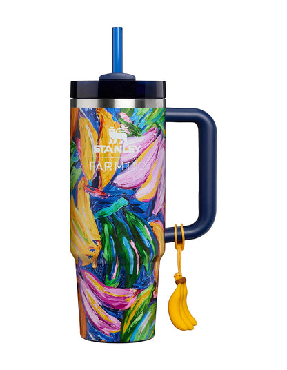 Stanley 1913 x FARM Rio Quencher H2.0 Flowstate Tumbler 30oz Painted Bananas