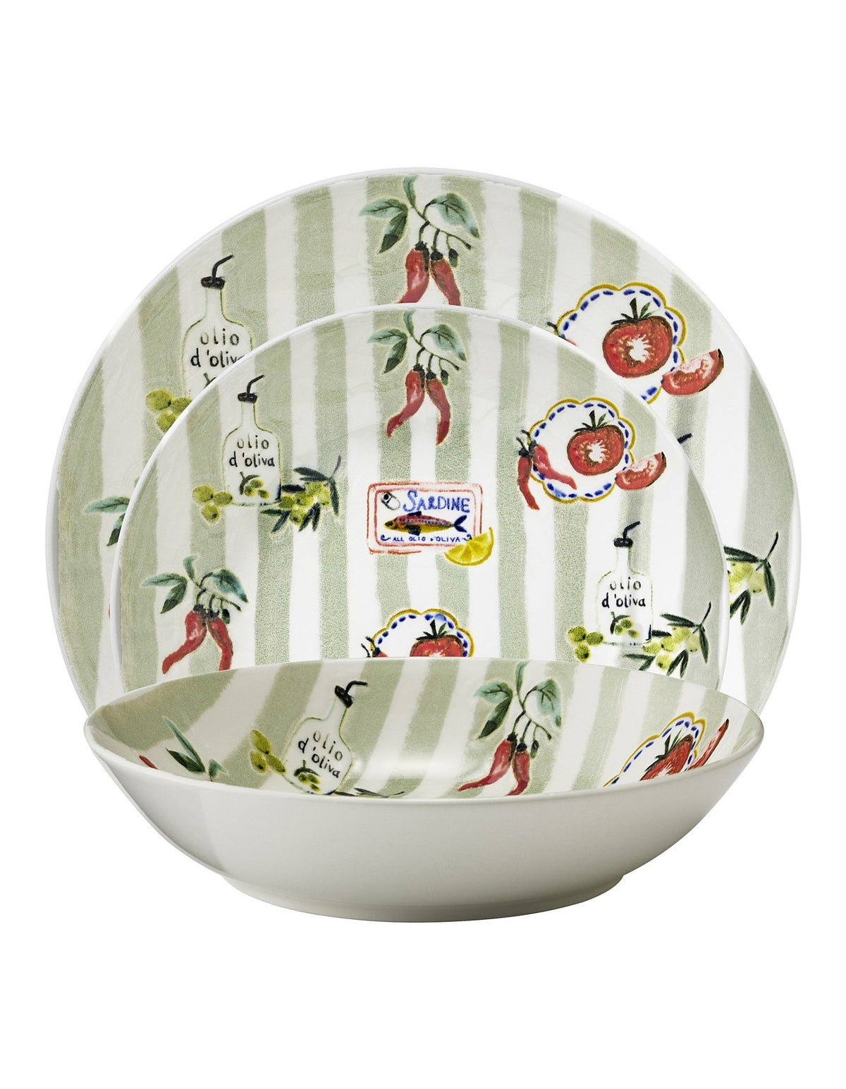 Ortolana 12pc Summer Dinner Set