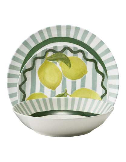 Limone 12pc Summer Dinner Set
