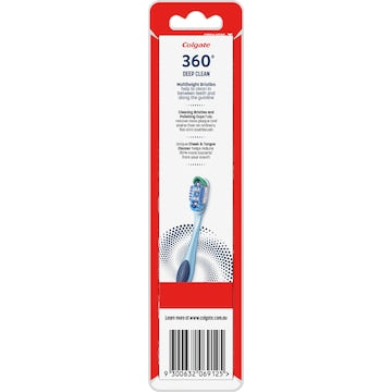 Colgate 360 Deep Clean Toothbrush Soft Value 2 pack