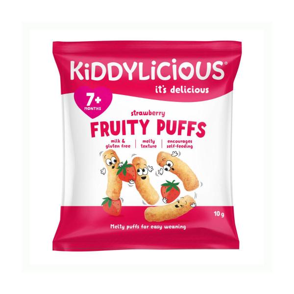 KIDDYLICIOUS STRAWBERRY FRUITY PUFFS