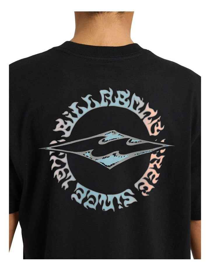 Hollow T-shirt in Black