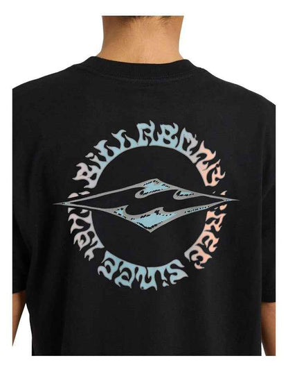 Hollow T-shirt in Black