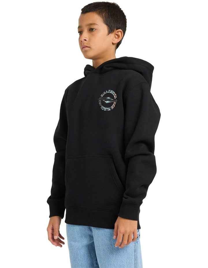 Hallow Dia Pullover Hoodie in Black