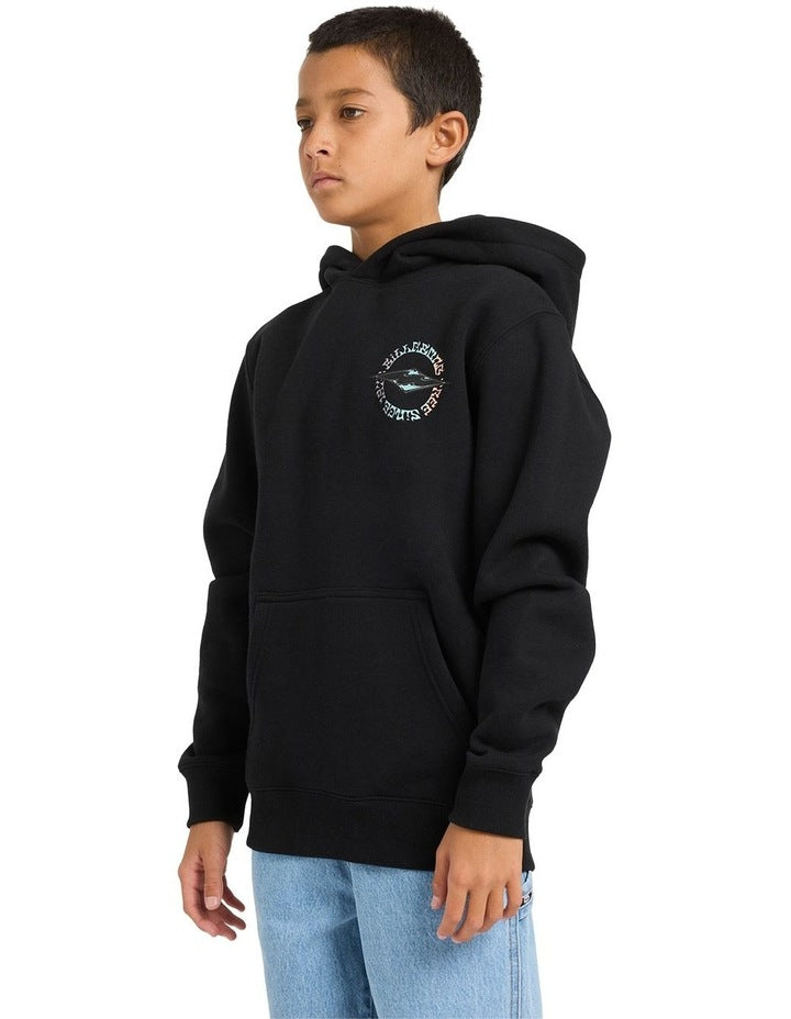 Hallow Dia Pullover Hoodie in Black
