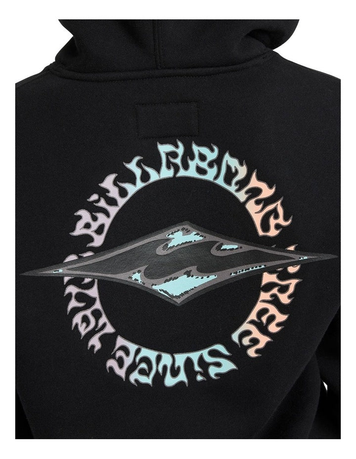 Hallow Dia Pullover Hoodie in Black