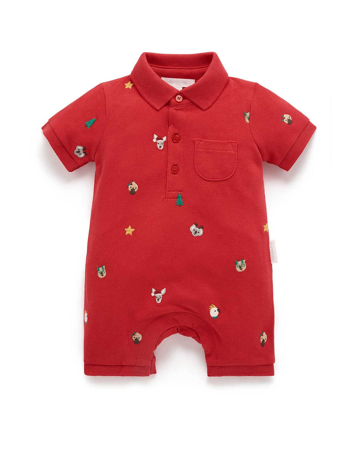 CHRISTMAS POLO GROWSUIT