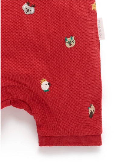 CHRISTMAS POLO GROWSUIT