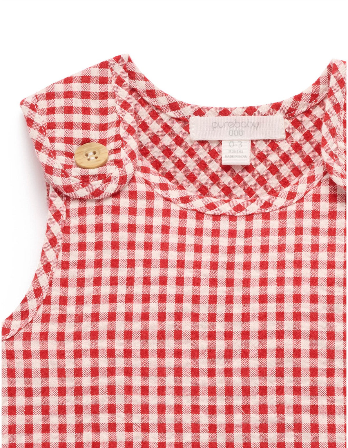 GINGHAM ROMPER