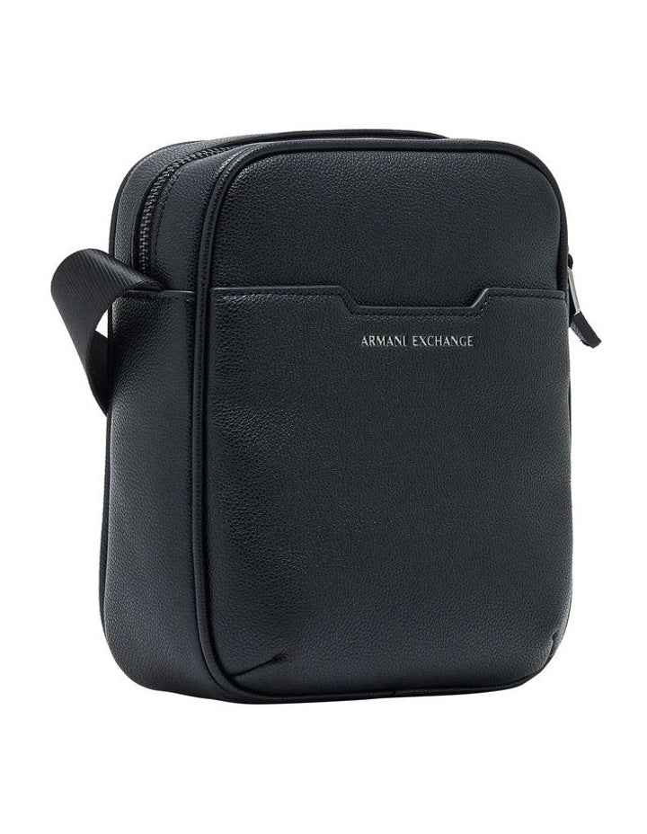 Black Crossbody Messenger Bag