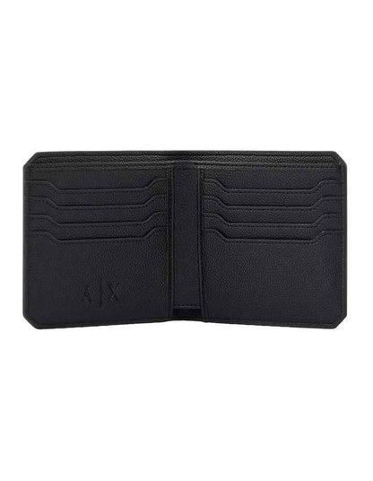 Bifold Wallet - Black Leather