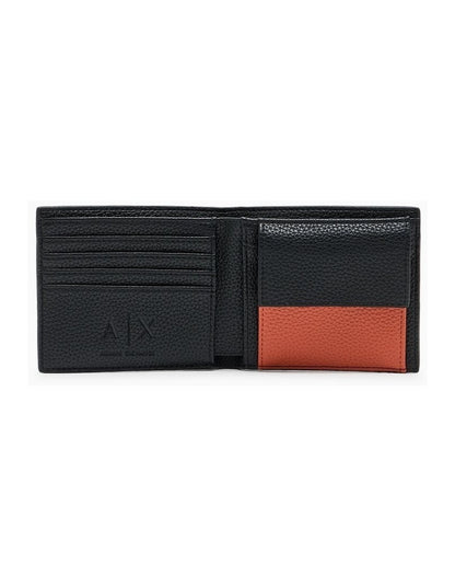 Madrid Bifold Coin Pocket Wallet in Black